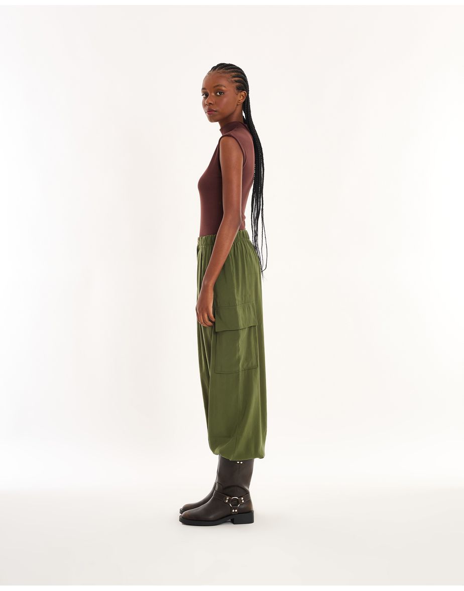 Calça baloon bel verde