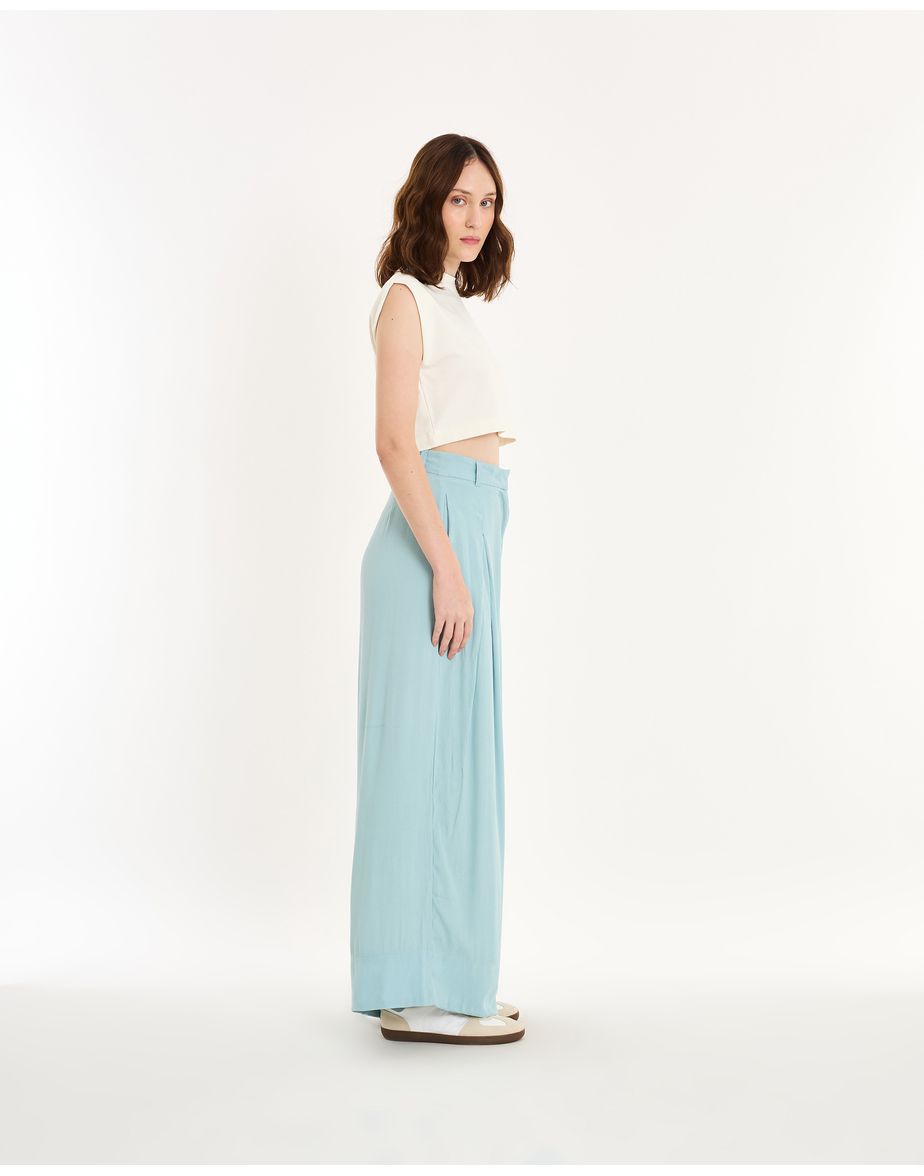 Calça kate bel azul