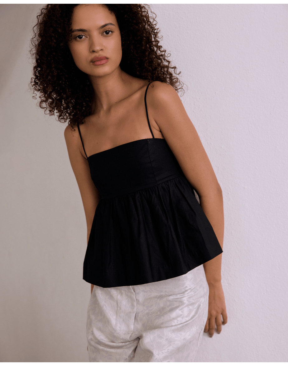 Blusa cotton riv preto