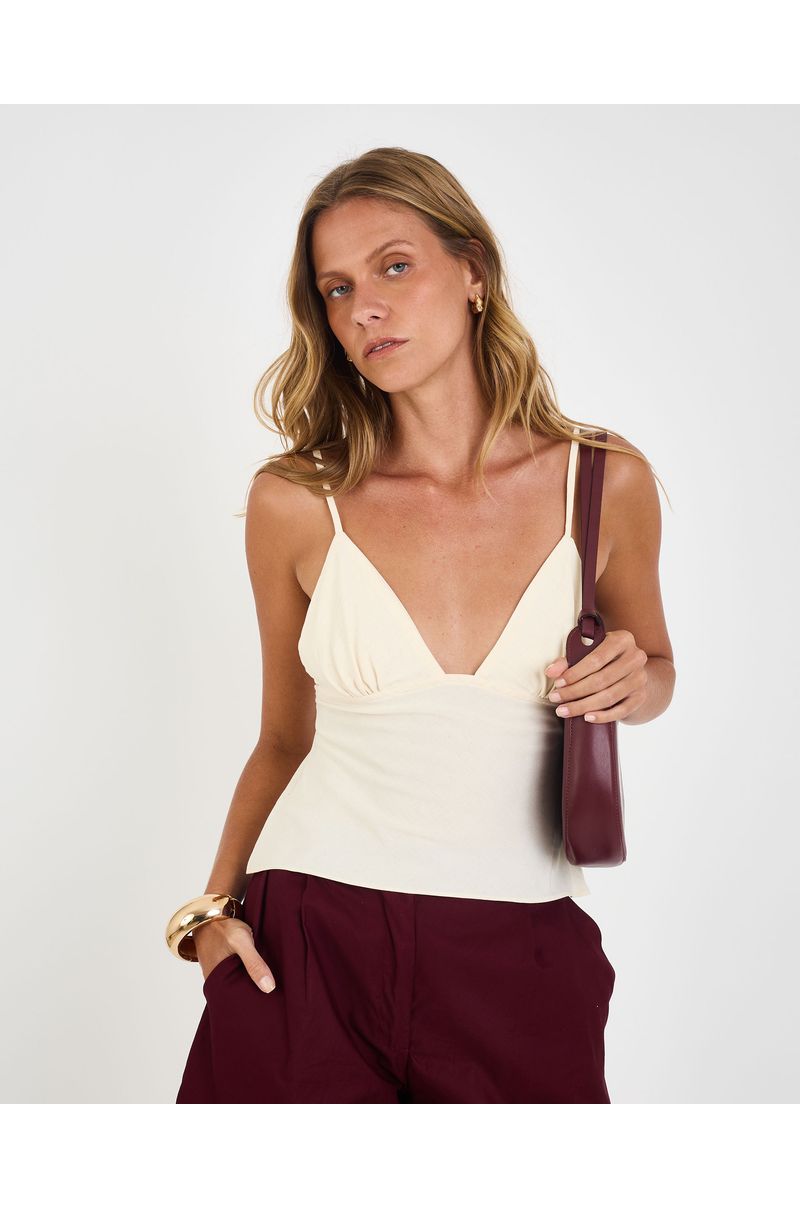 Blusa triangulo soul riv off-white
