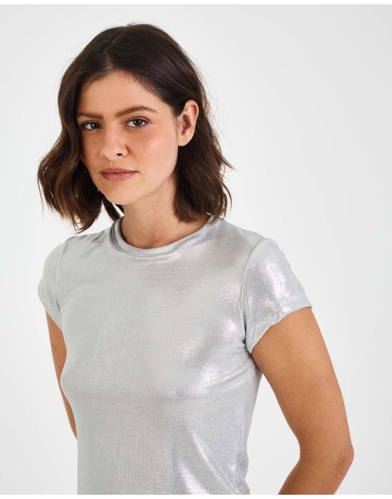 Blusa starglow riv prata