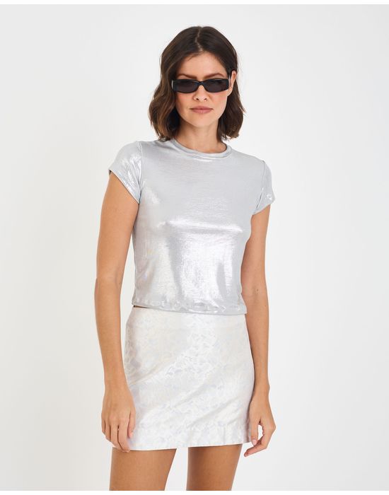 Blusa starglow riv prata