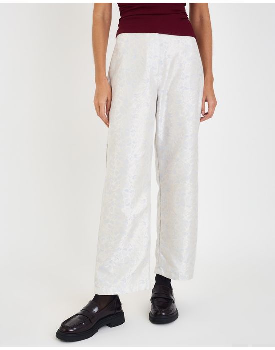 Calça jacquard riv azul