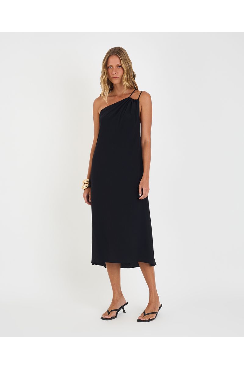 Vestido rayon riv preto