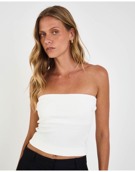 Top reto riv off-white