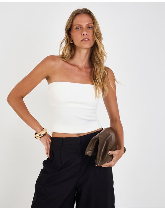 Top reto riv off-white