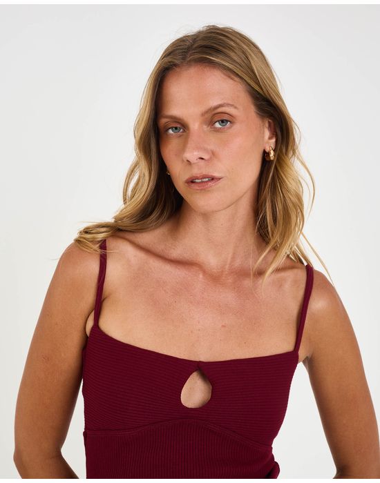 Blusa belweder riv vinho