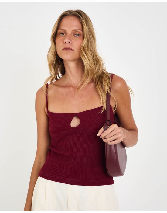 Blusa belweder riv vinho