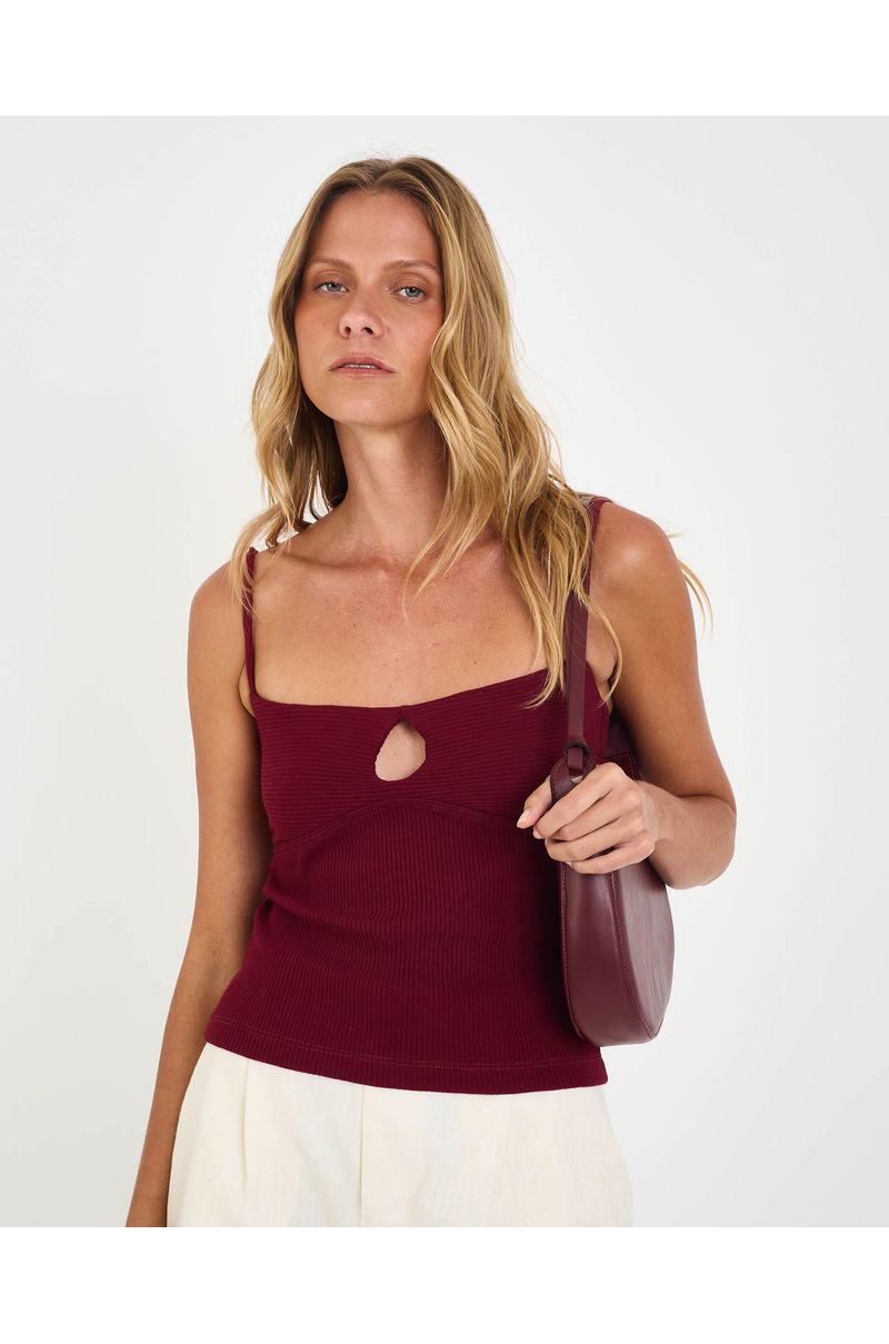 Blusa belweder riv vinho