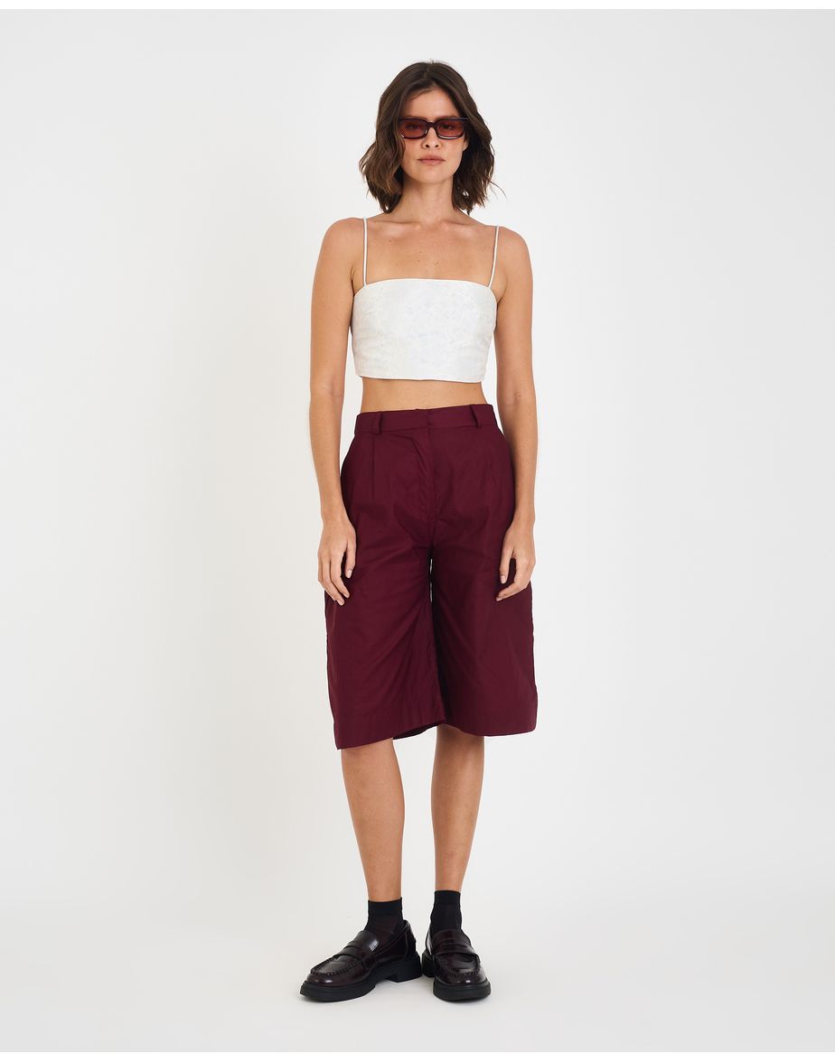 Bermuda cotton riv vinho