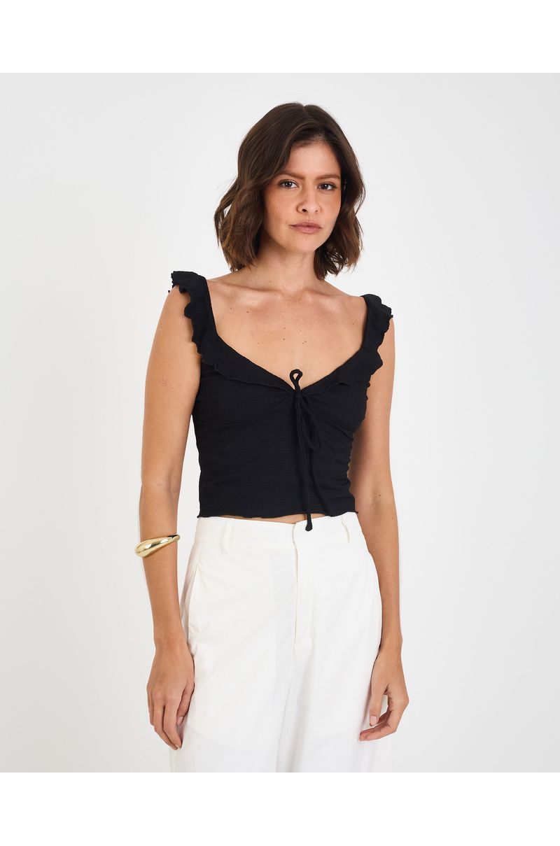Top textura mel preto