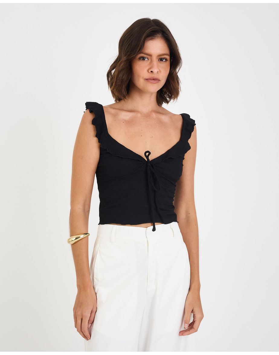 Top textura mel preto