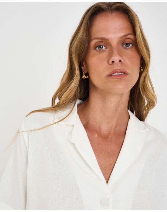 Blusa riviera mel off-white