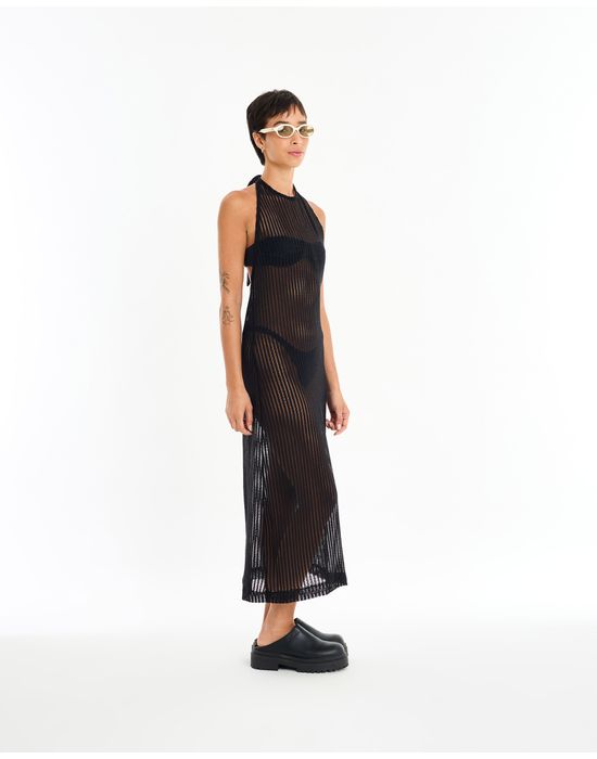 Vestido textura zen preto