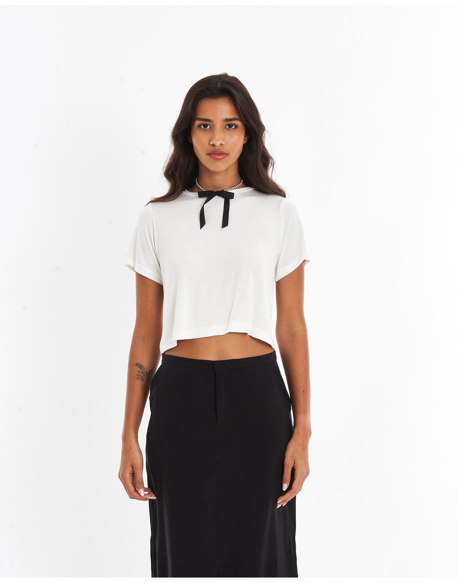 Camiseta malha ver off-white