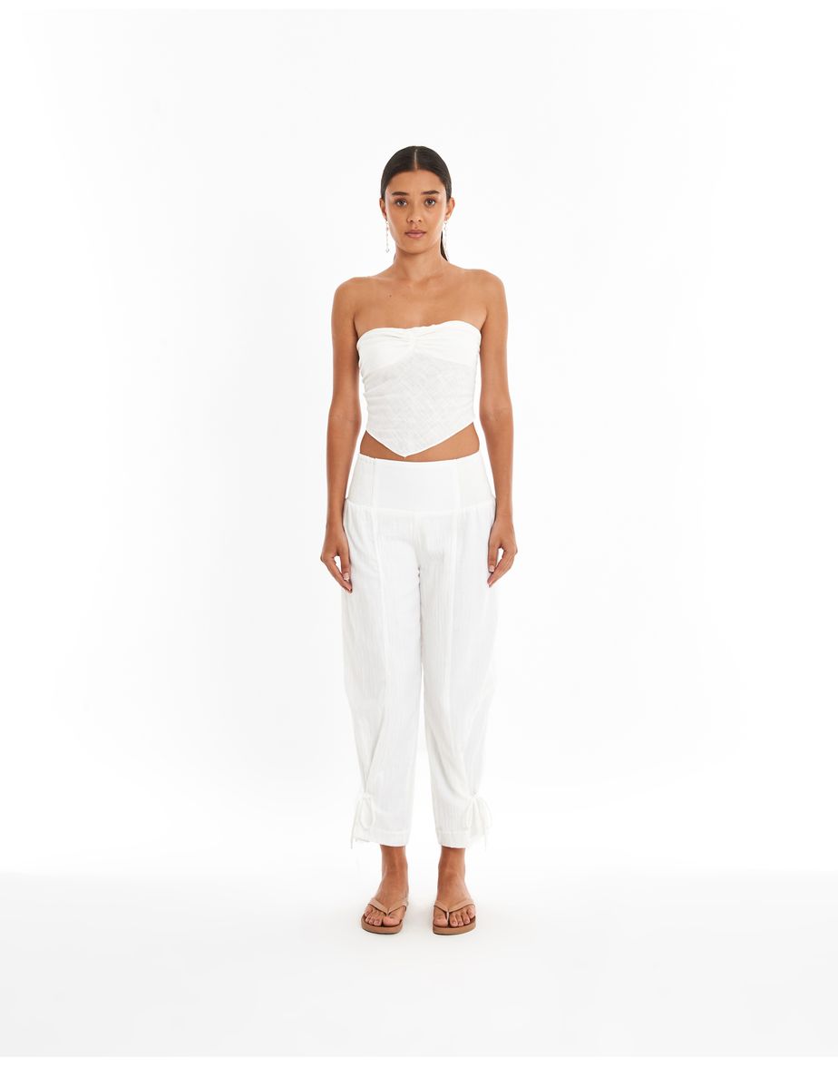Calça lastex ver off-white
