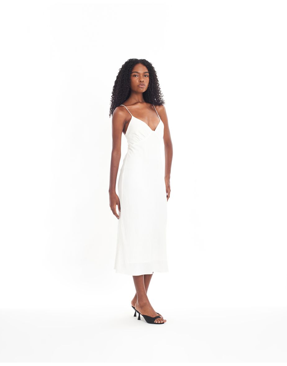 Vestido bojo ban off-white