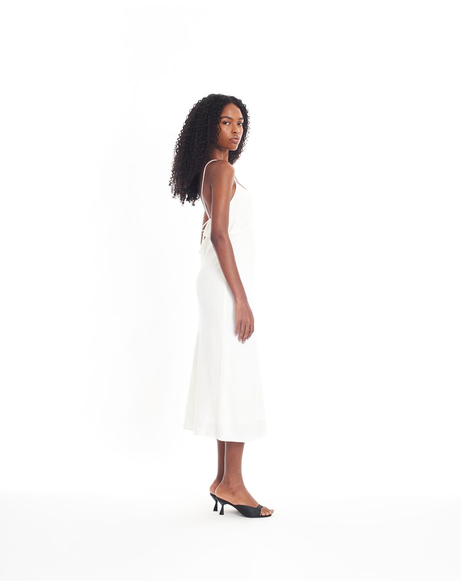 Vestido bojo ban off-white