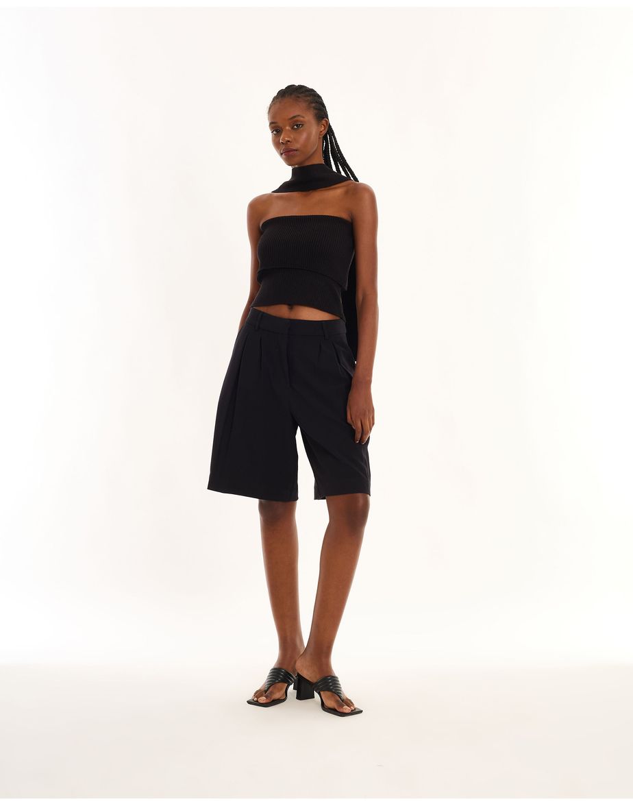 Top tricot urb preto