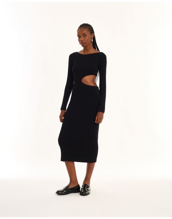 Vestido vazado urb preto