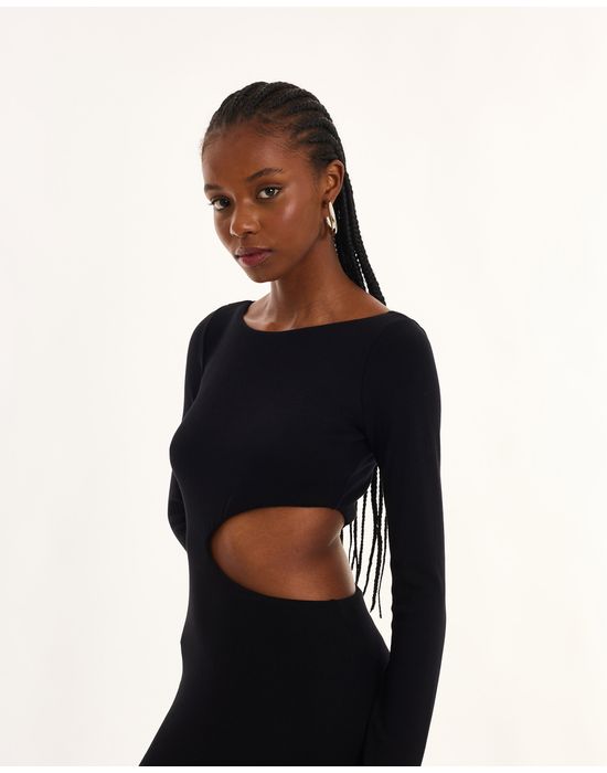 Vestido vazado urb preto