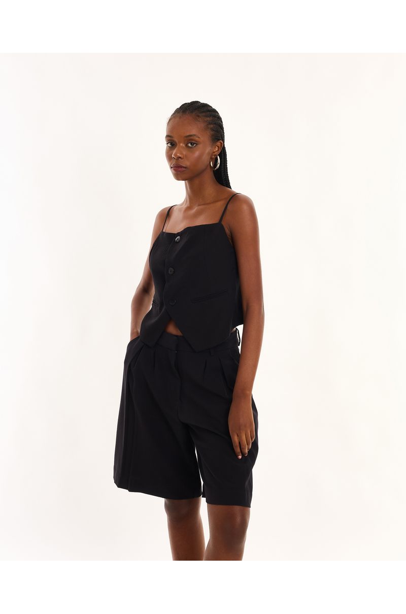 Blusa colete urb preto