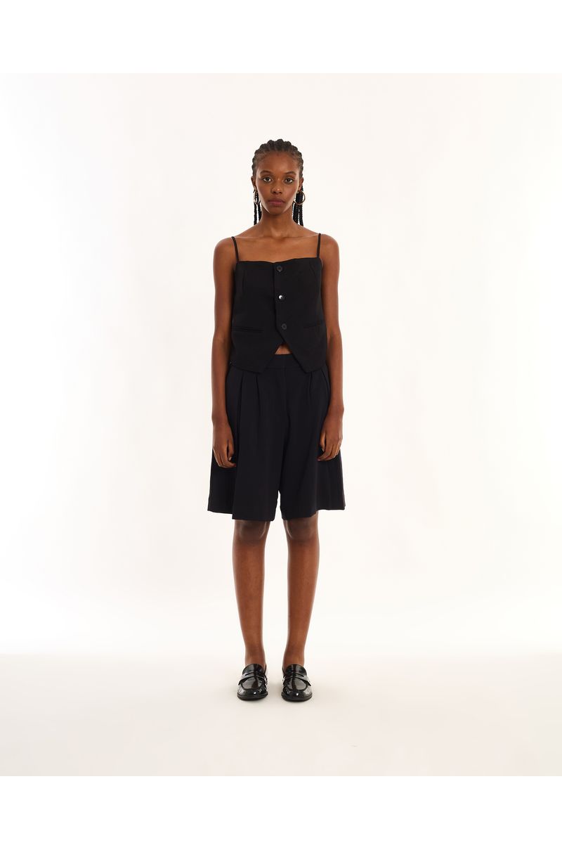 Blusa colete urb preto