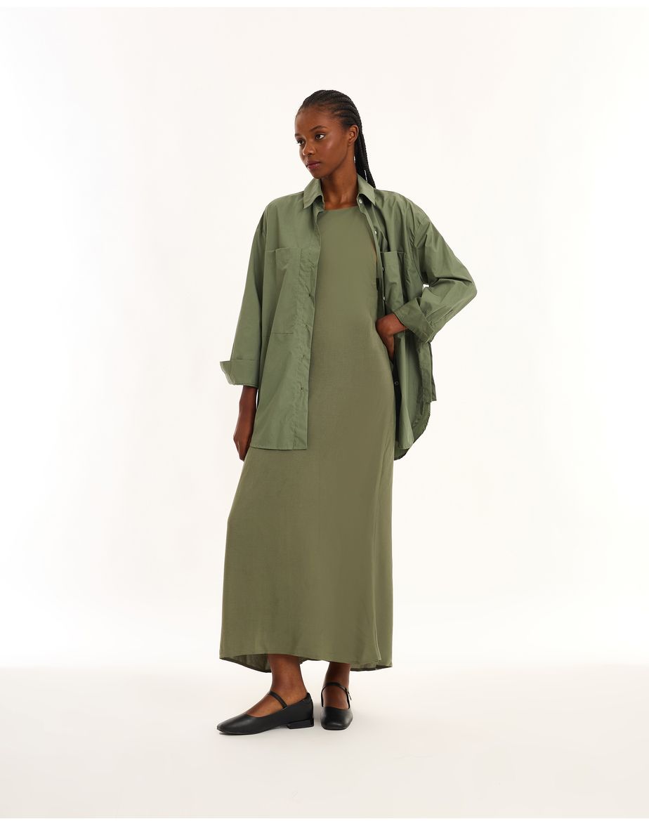 Vestido costas urb verde
