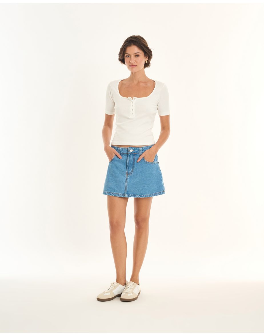Saia jeans ade jeans