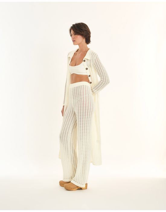 Calça tricot ade off-white
