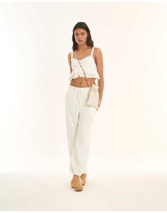 Top laise tic branco