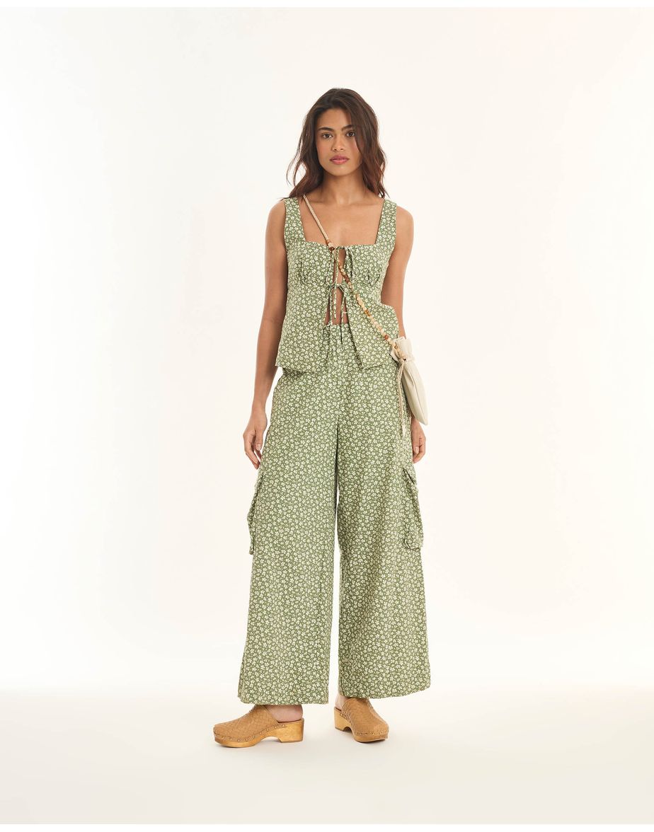 Calça liberty tic estampado