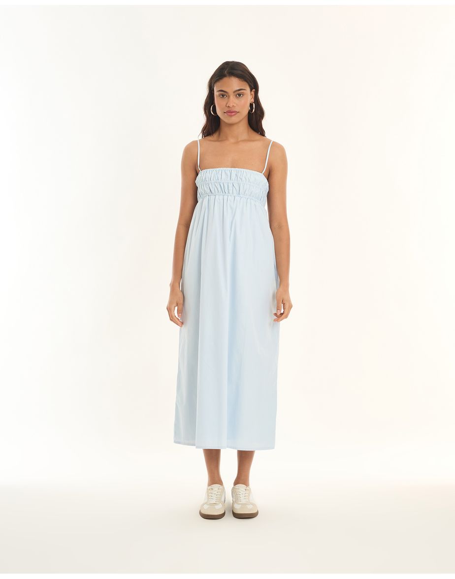 Vestido lastex tic azul