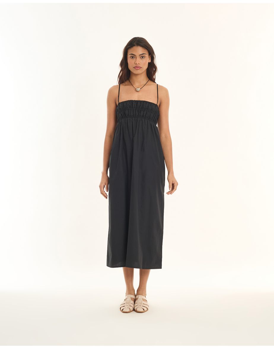 Vestido lastex tic preto