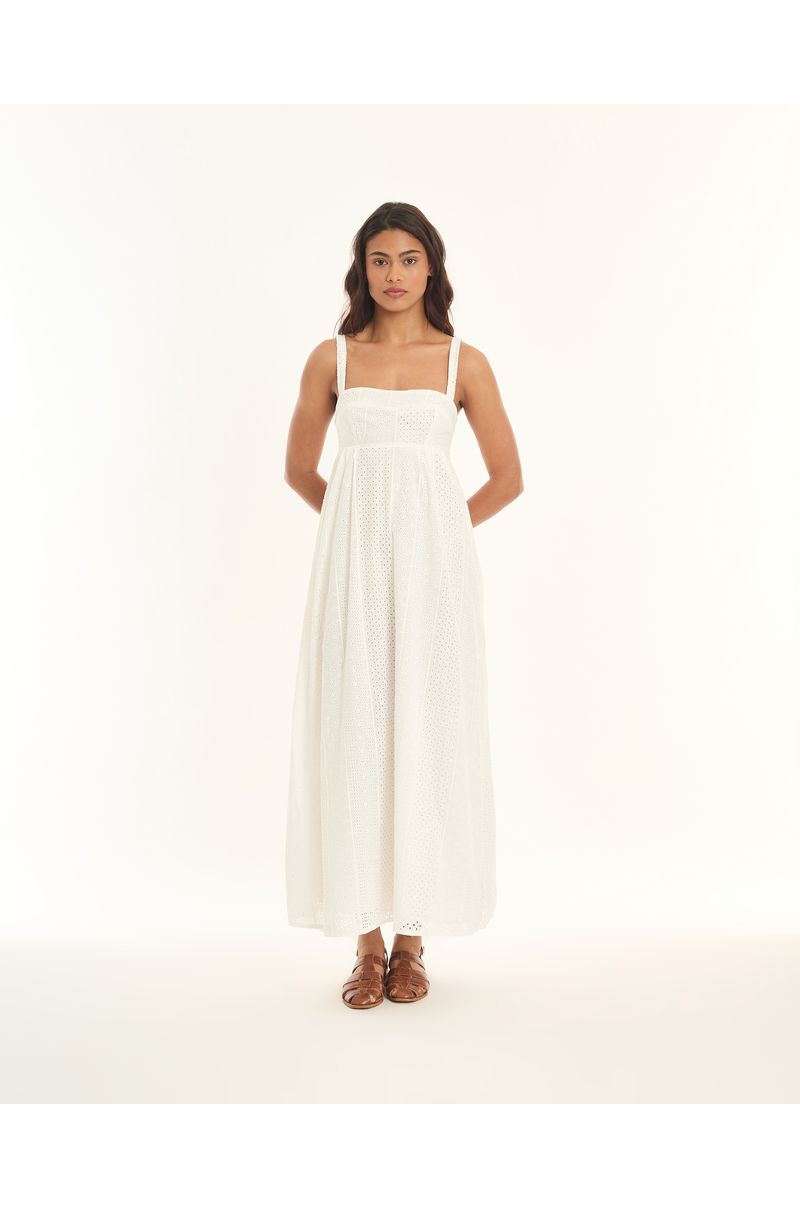 Vestido laise tic branco
