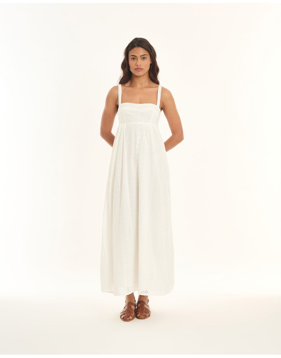 Vestido laise tic branco