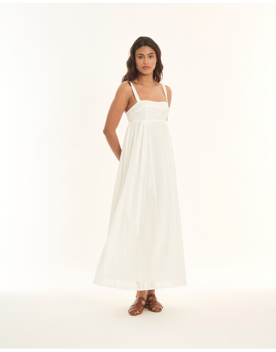 Vestido laise tic branco