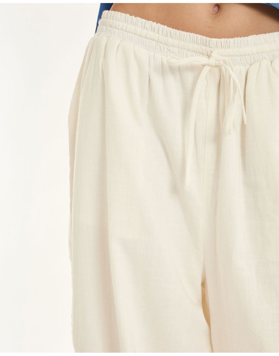 Calça ampla ess off-white