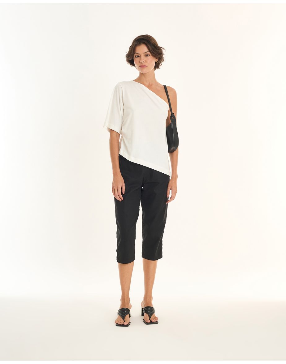 Blusa malha ade off-white