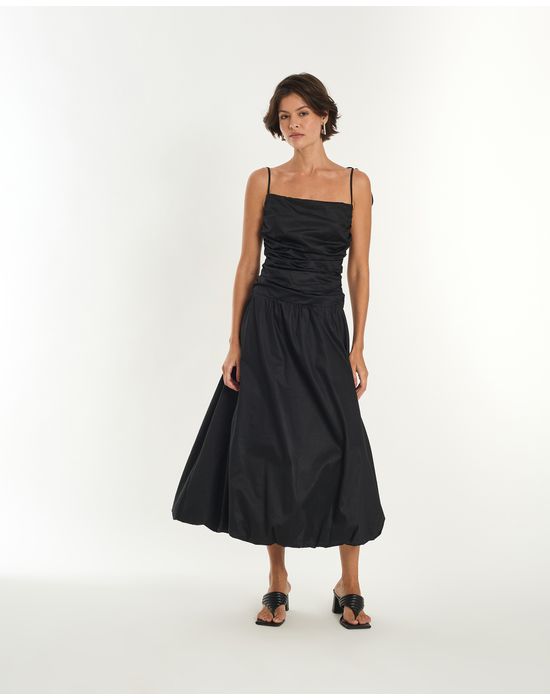 Vestido balonê ade preto
