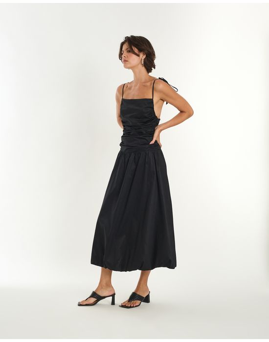 Vestido balonê ade preto