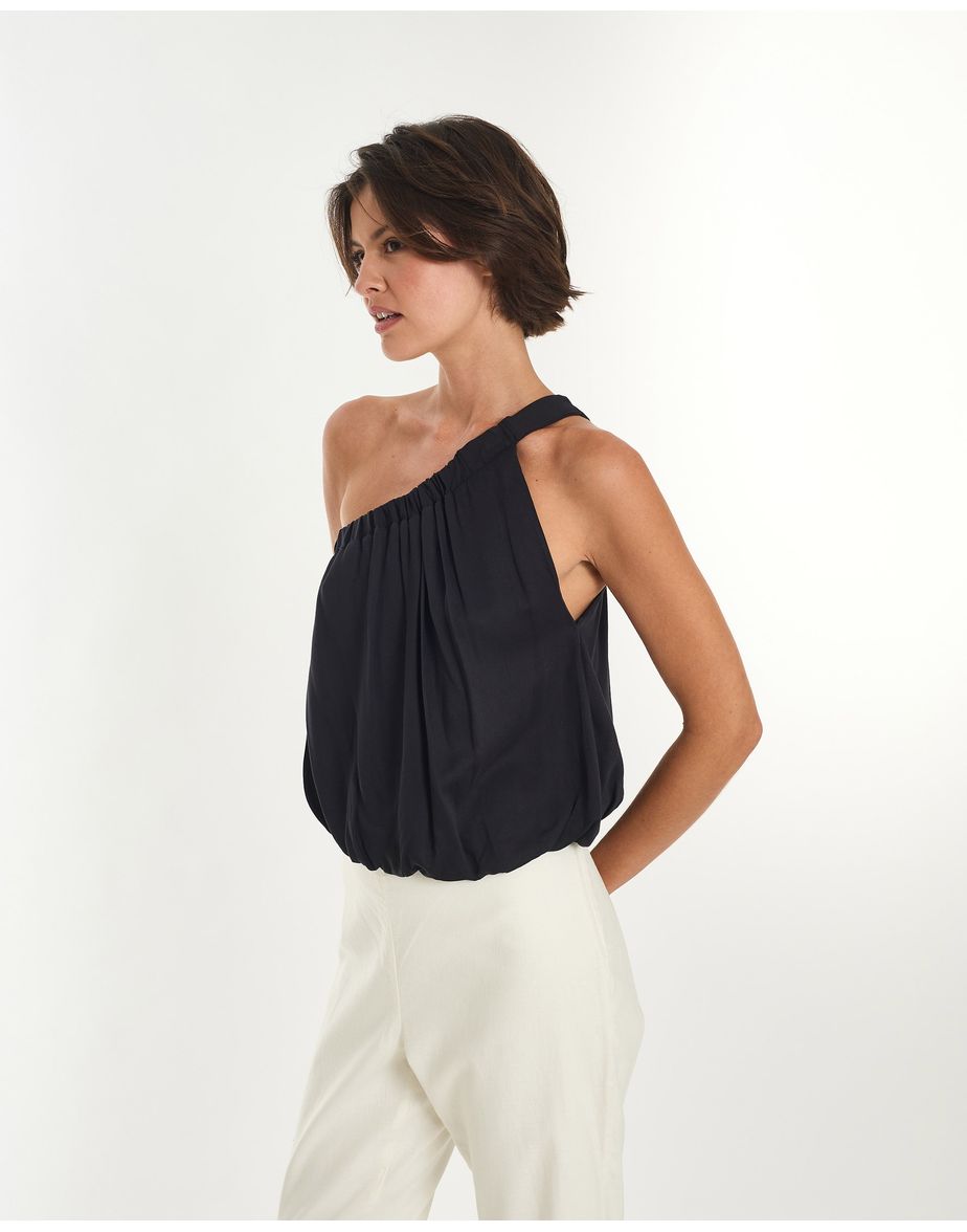 Blusa balonê ade preto