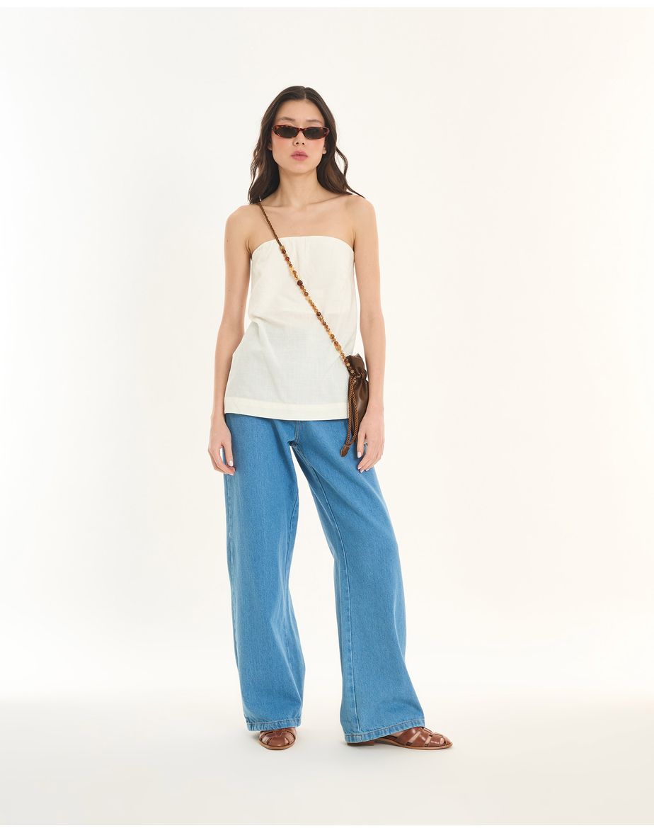 Blusa tqc ess off-white