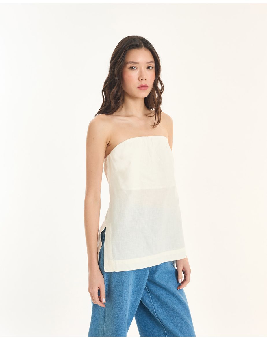 Blusa tqc ess off-white