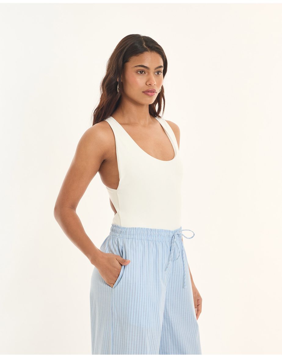 Body cruzado tic off-white