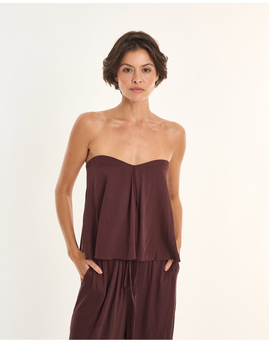 Blusa tqc ade marrom