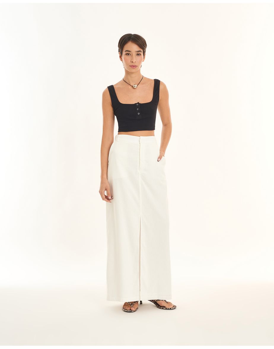 Saia longa art off-white