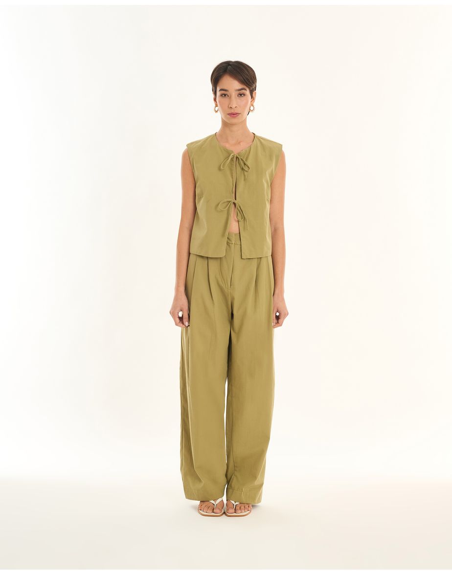 Calça ravena art verde