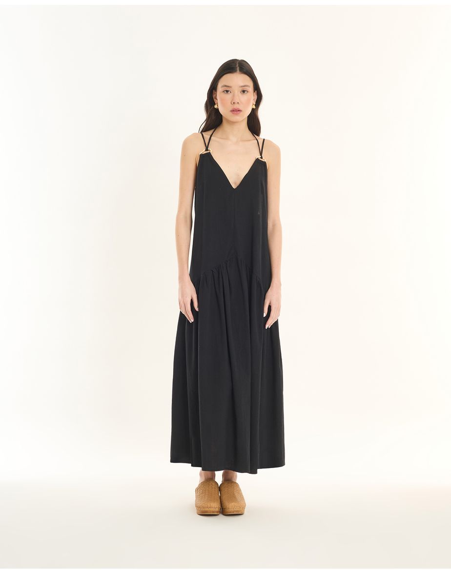 Vestido argola ess preto