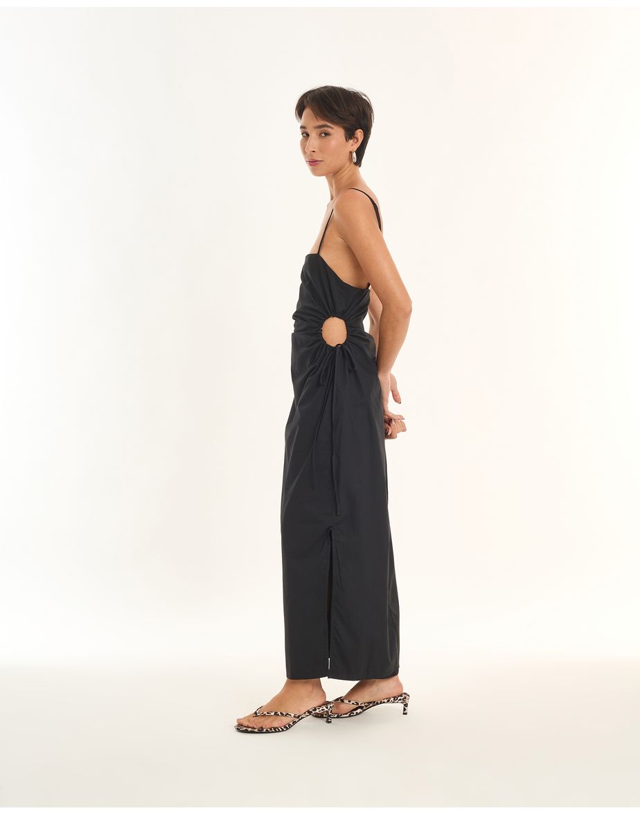 Vestido milano art preto